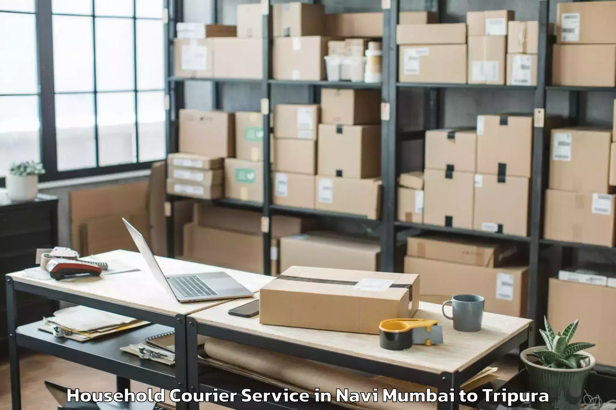 Easy Navi Mumbai to Hrishyamukh Household Courier Booking